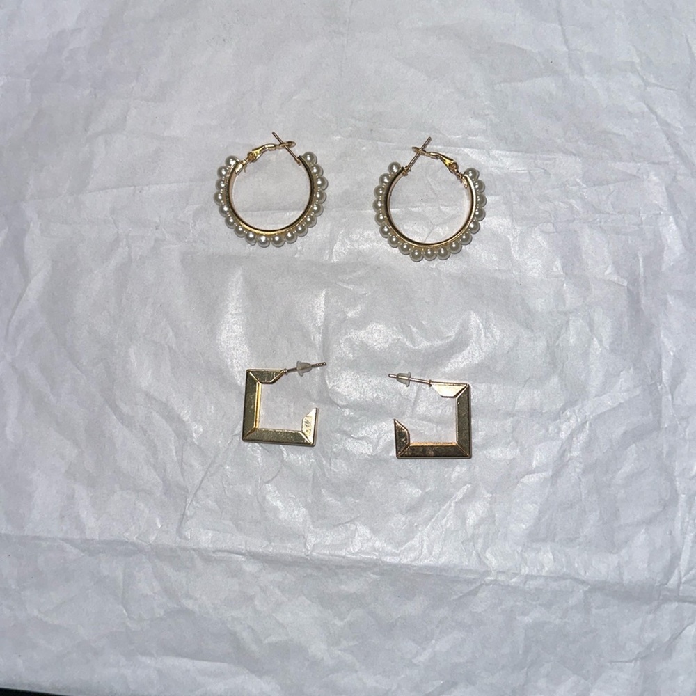 Earrings set of two NWOT